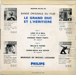 [Pochette de Le grand duc et l’hritire (B.O.F.  Films ) - verso]