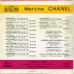 [Pochette de La poupe magique (Martine CHANEL) - verso]