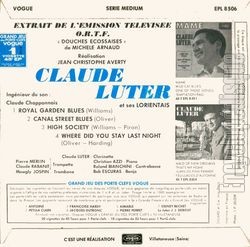 [Pochette de Royal garden blues (Claude LUTER) - verso]