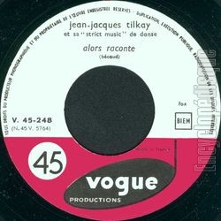 [Pochette de Alors raconte (Jean-Jacques TILKAY)]