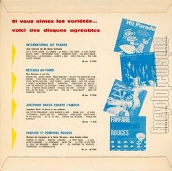 [Pochette de Succs de vacances (GALA DES VARITS) - verso]