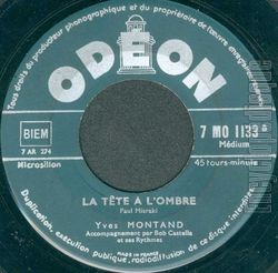 [Pochette de Mon pot’ le Gitan (Yves MONTAND) - verso]