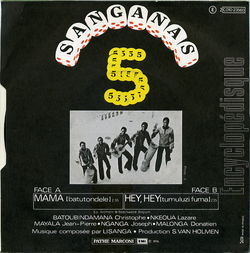 [Pochette de Mama (SANGANAS 5 (FIVE)) - verso]