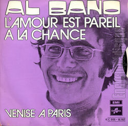 [Pochette de Al BANO "Venise  Paris" (Les FRANCOPHILES) - verso]