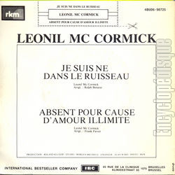 [Pochette de Je suis n dans le ruisseau (Leonil MC CORMICK) - verso]
