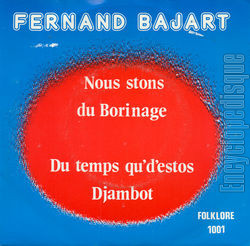 [Pochette de Nous stons du Borinage (Fernand BAJART) - verso]