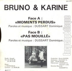 [Pochette de Moments perdus (BRUNO (Saison)) - verso]