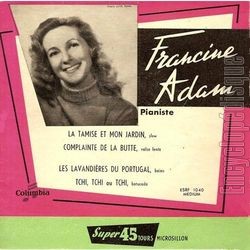 [Pochette de La Tamise et mon jardin (Francine ADAM)]