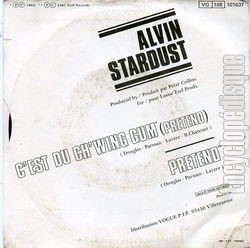 [Pochette de Alvin STARDUST -  C’est du ch’wing gum  (Les FRANCOPHILES) - verso]