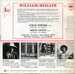 [Pochette de Leslie Simone (William SHELLER) - verso]