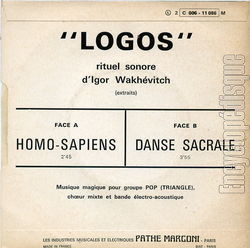 [Pochette de Logos (Igor WAKHVITCH) - verso]