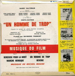 [Pochette de Un homme de trop (B.O.F.  Films ) - verso]