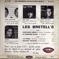 [Pochette de Les Bretell’s chantent Salvador (Les BRETELL’S) - verso]