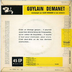 [Pochette de Carlotta (Guylain DEMANET) - verso]