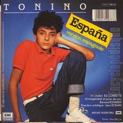 [Pochette de Espaa (TONINO) - verso]