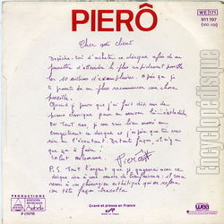 [Pochette de Quelle poque pique et punk (PIER (Pierre LASNE)) - verso]