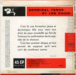 [Pochette de J’attends mes vingt ans (Germinal TENAS et les CAIDS) - verso]