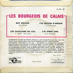 [Pochette de Nut rocker (Les BOURGEOIS DE CALAIS) - verso]