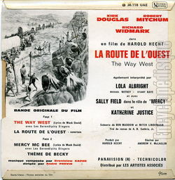 [Pochette de La route de l’ouest (B.O.F.  Films ) - verso]