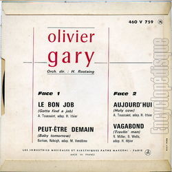 [Pochette de Vagabond (Olivier GARY) - verso]