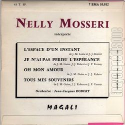 [Pochette de L’espace d’un instant (Nelly MOSSERI) - verso]