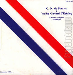 [Pochette de Allez Giscard ! (G. FRANAISE) - verso]