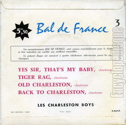 [Pochette de Bal de France n3 (BAL DE FRANCE) - verso]