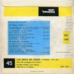 [Pochette de Les bras en croix (Johnny BELL) - verso]