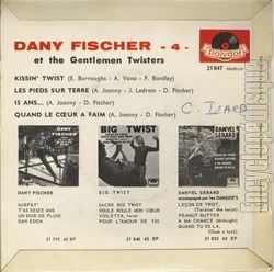 [Pochette de Kissin’ twist (Dany FISCHER) - verso]