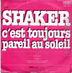 [Pochette de C’est toujours pareil au soleil (SHAKER) - verso]
