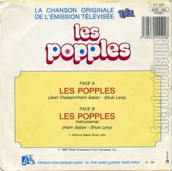 [Pochette de Les Popples (T.V. (Tlvision)) - verso]