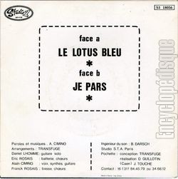 [Pochette de Le lotus bleu (TRANSFUGE) - verso]
