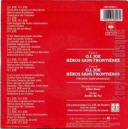 [Pochette de G.I. Joe (T.V. (Tlvision)) - verso]