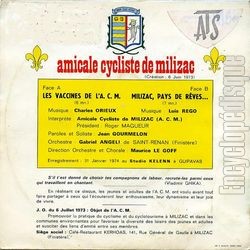 [Pochette de Les vaccins de l’A.C.M. (AMICALE CYCLISTE DE MILIZAC) - verso]