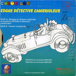 [Pochette de Edgar, dtective cambrioleur (T.V. (Tlvision)) - verso]