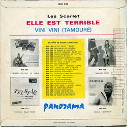 [Pochette de Elle est terrible (Les SCARLET) - verso]