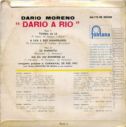 [Pochette de Dario  Rio (Dario MORENO) - verso]