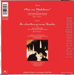 [Pochette de Mais ma Madeleine ! (Alain MANARANCHE) - verso]