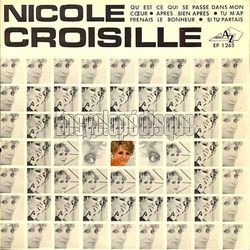 [Pochette de Qu’est-ce qui se passe dans mon cœur (Nicole CROISILLE)]
