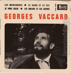 [Pochette de Les mensonges (Georges VACCARD)]