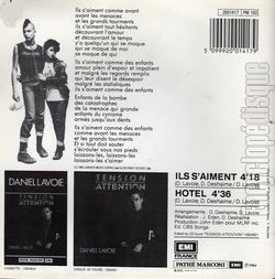 [Pochette de Ils s’aiment (Daniel LAVOIE) - verso]