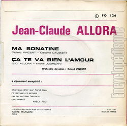 [Pochette de Ma sonatine (Jean-Claude ALLORA) - verso]