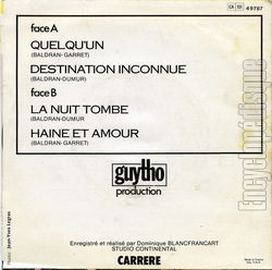 [Pochette de Quelqu’un (BADGE) - verso]
