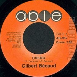 [Pochette de Credo (Gilbert BCAUD)]