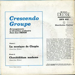 [Pochette de La musique de Chopin (CRESCENDO GROUPE) - verso]