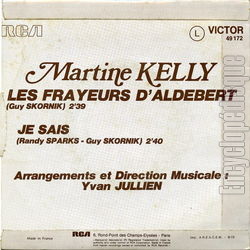 [Pochette de Les frayeurs d’Aldebert (Martine KELLY) - verso]