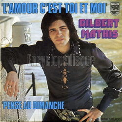 [Pochette de L’amour, c’est toi et moi (Gilbert MATHIS)]
