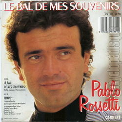 [Pochette de Le bal de mes souvenirs (Pablo ROSSETTI) - verso]