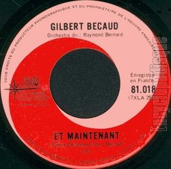 [Pochette de Et maintenant (Gilbert BCAUD)]