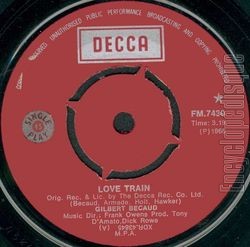 [Pochette de Love Train (Gilbert BCAUD)]